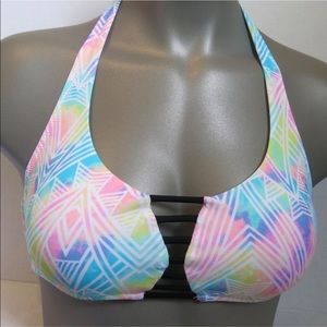 Victoria Secret PINK Caged Watercolor Halter Top